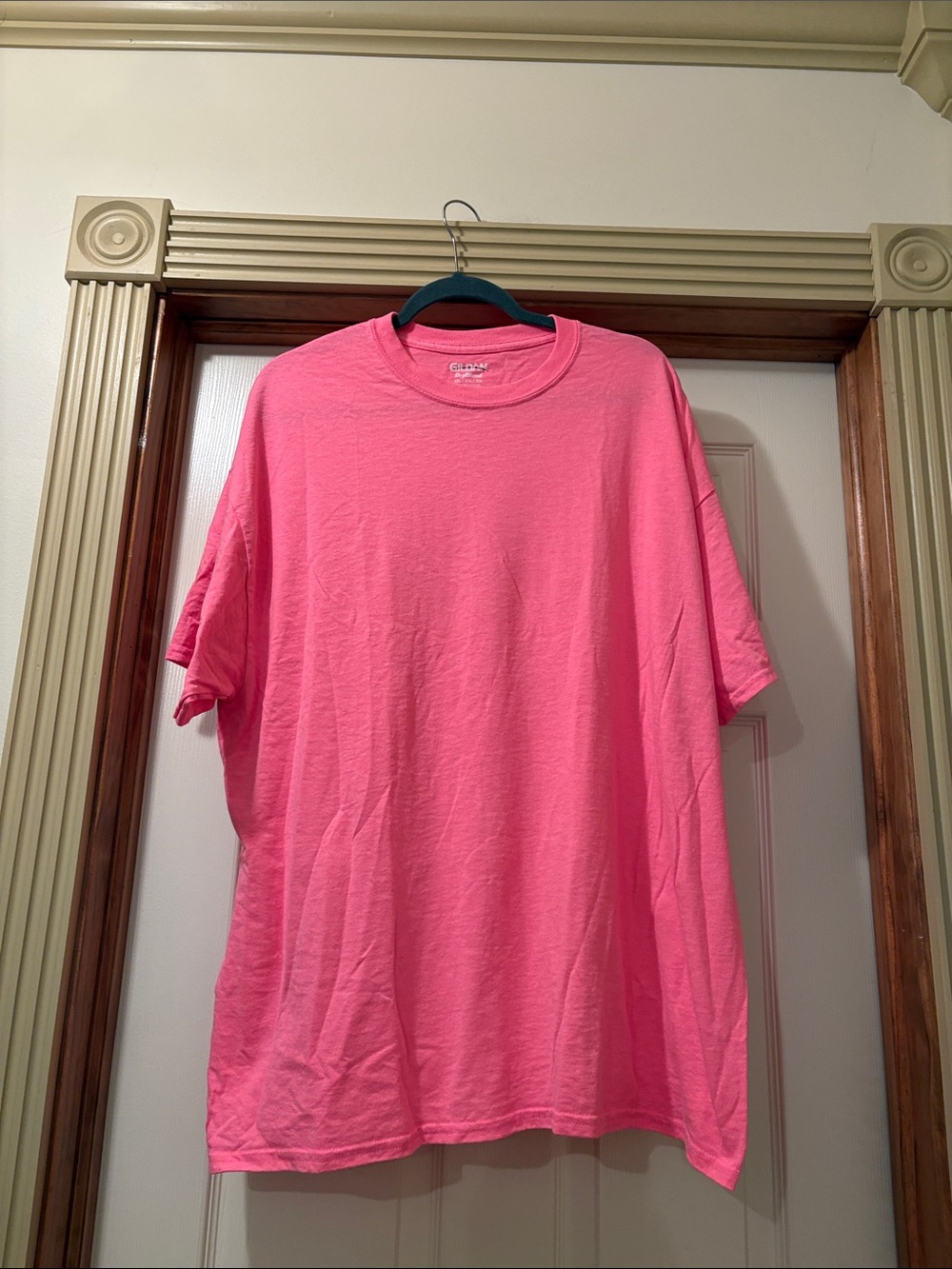Gildan Women's Short Sleeve Crew Tee - Hot Pink